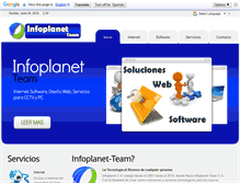 Tablet Screenshot of infoplanet-team.com